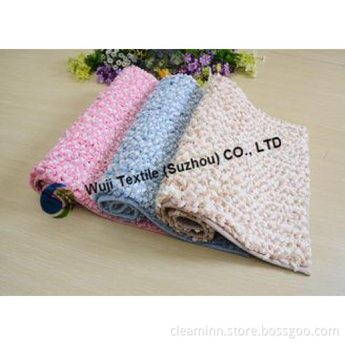 Stain Resistant Microfiber Household Decoration Carpets Blu